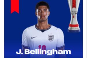 双响+关键解围！官方：贝林厄姆当选英格兰3-2墨西哥全场最佳球员